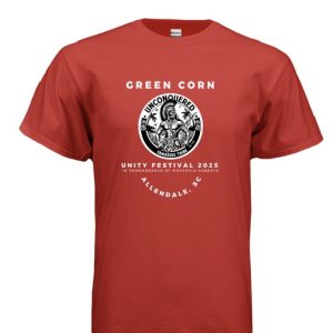 Green Corn Unity Festival 2025 Tee – Red