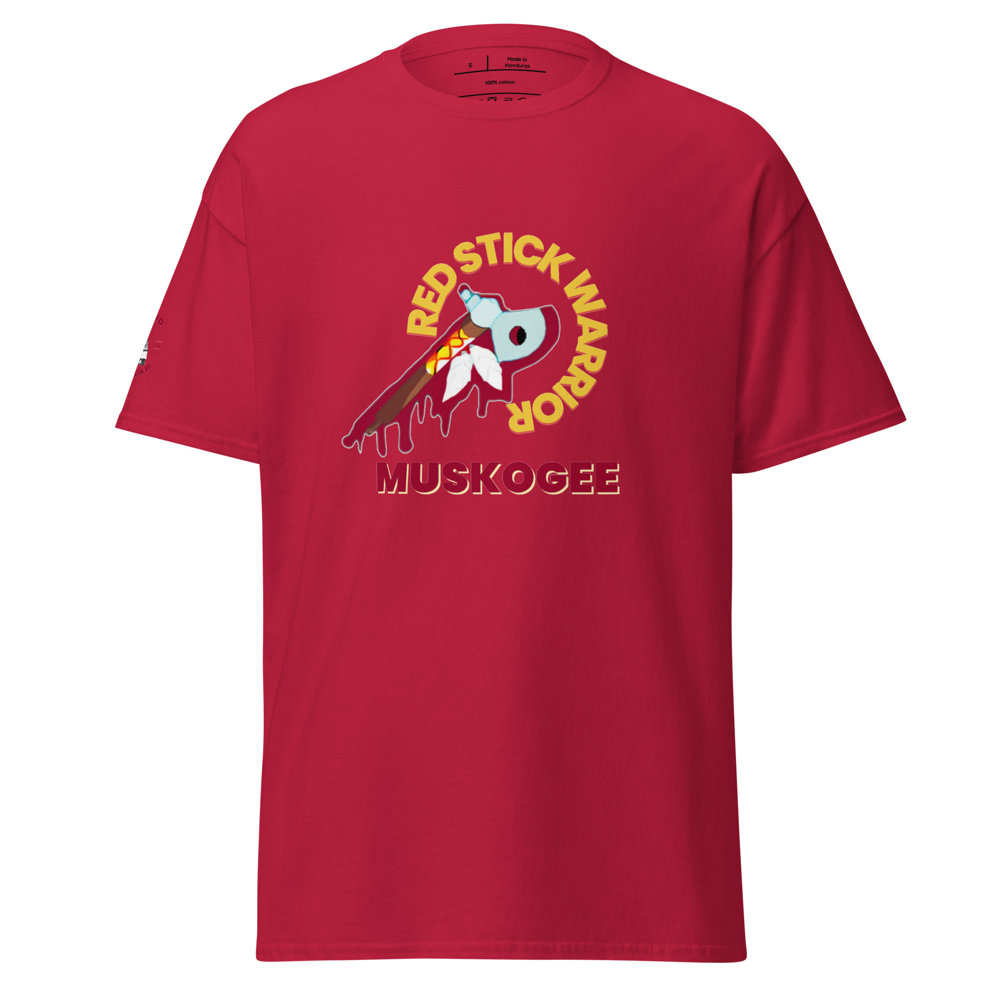 Red Stick Warrior Muskogee Men's classic tee - Image 7