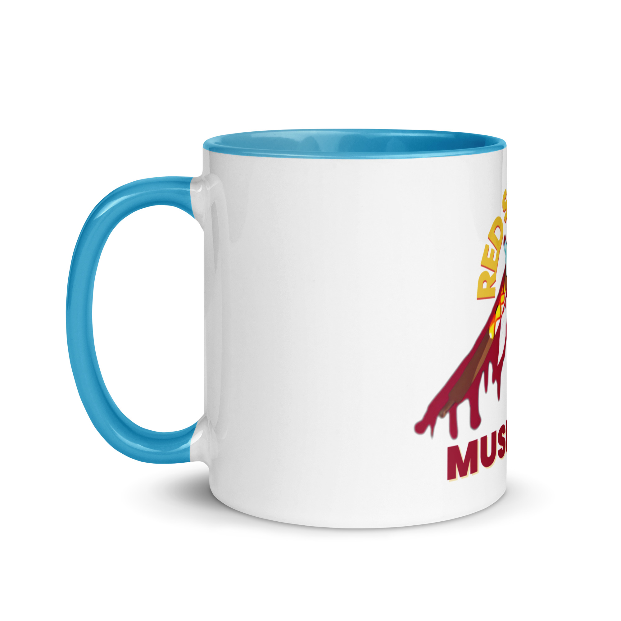 Red Stick Warrior Muskogee Mug with Color Inside - Image 12