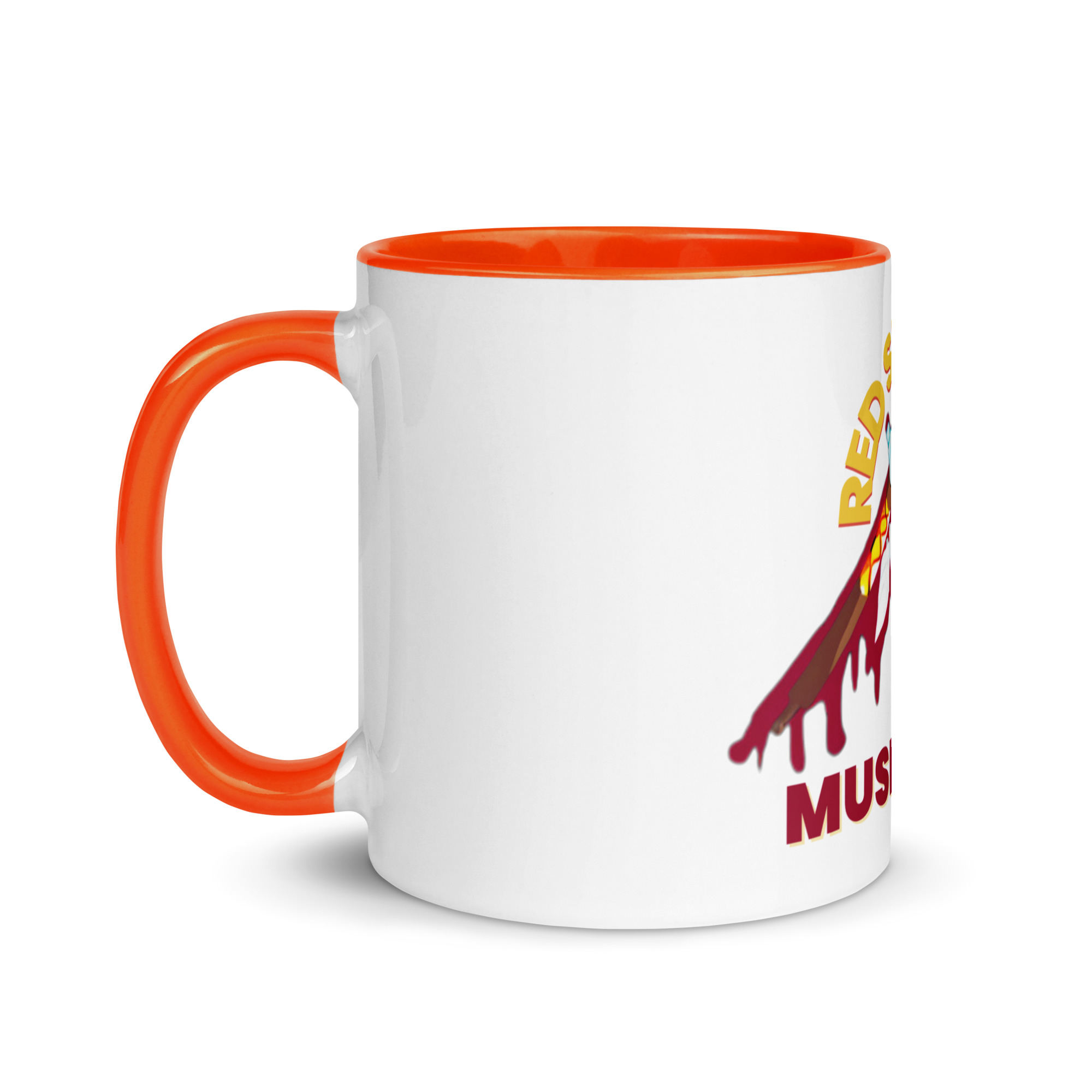 Red Stick Warrior Muskogee Mug with Color Inside - Image 9