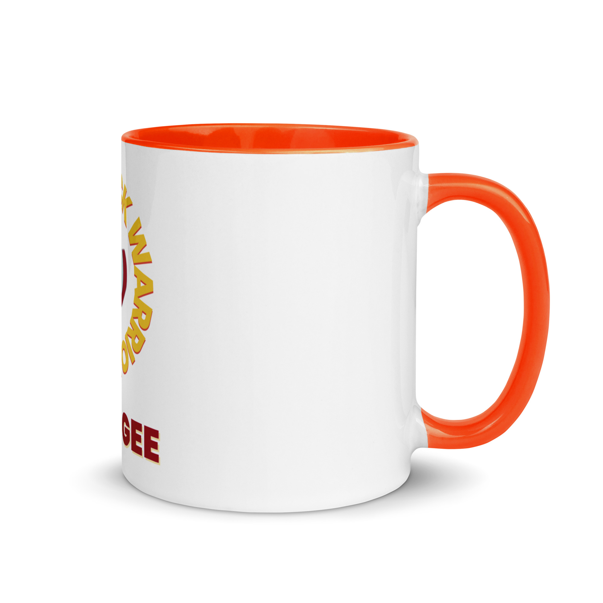 Red Stick Warrior Muskogee Mug with Color Inside - Image 7