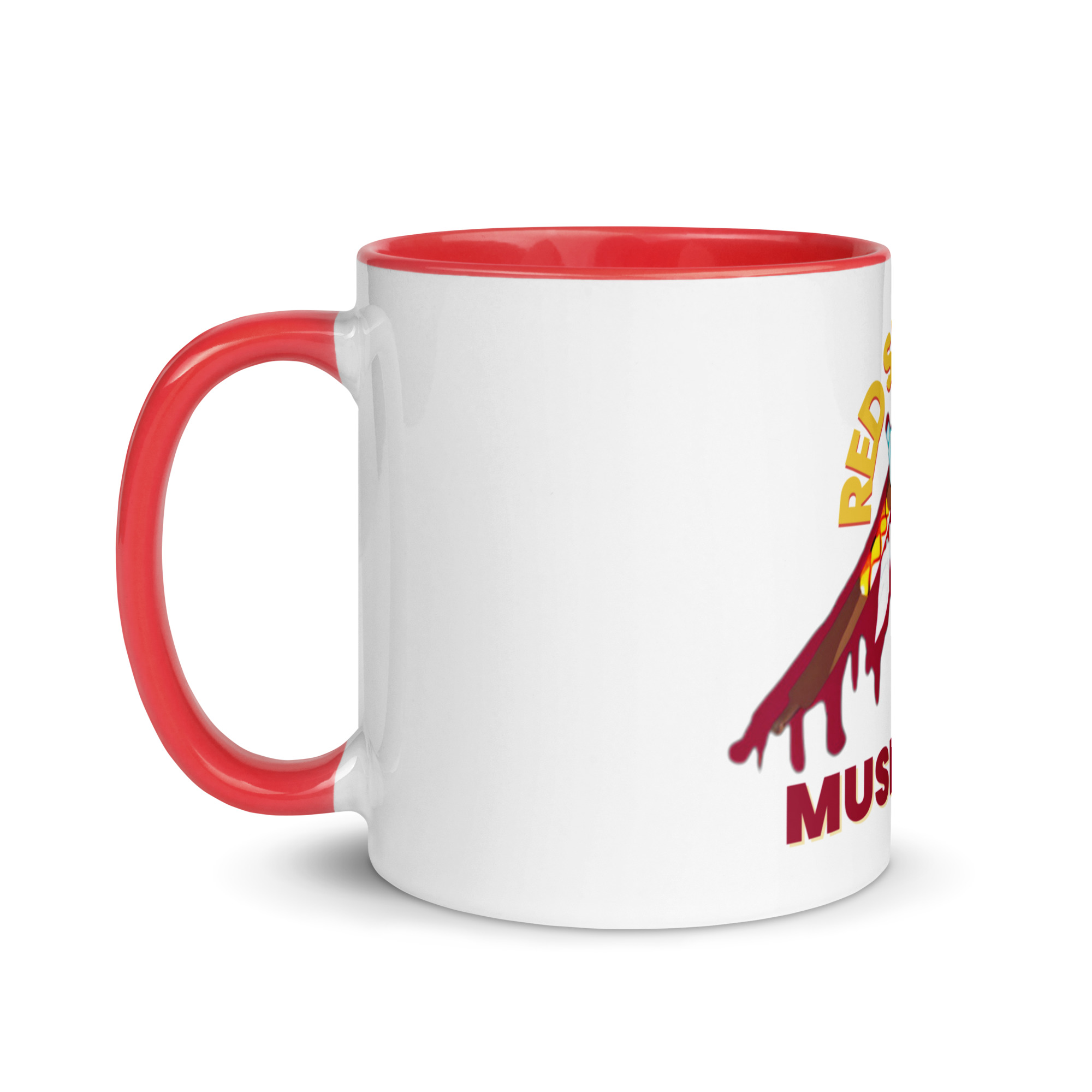 Red Stick Warrior Muskogee Mug with Color Inside - Image 6