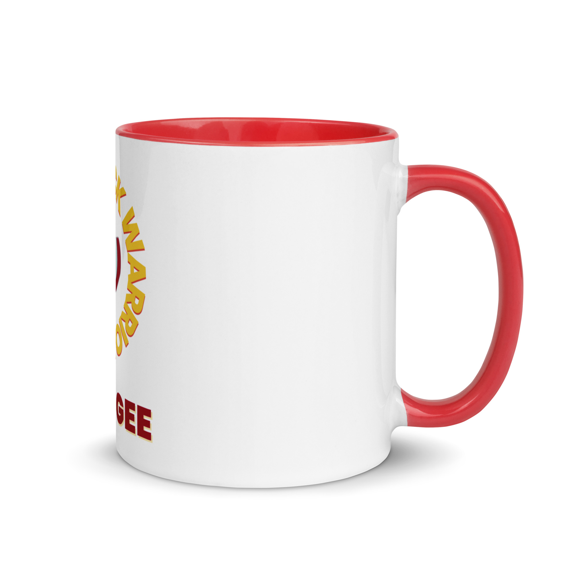 Red Stick Warrior Muskogee Mug with Color Inside - Image 5