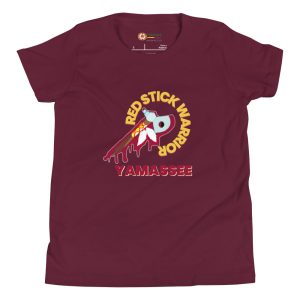 Red Stick Warrior Yamassee Youth Short Sleeve T-Shirt