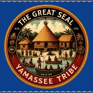 Double-Sided Yamassee Tribe Flag – Great Seal
