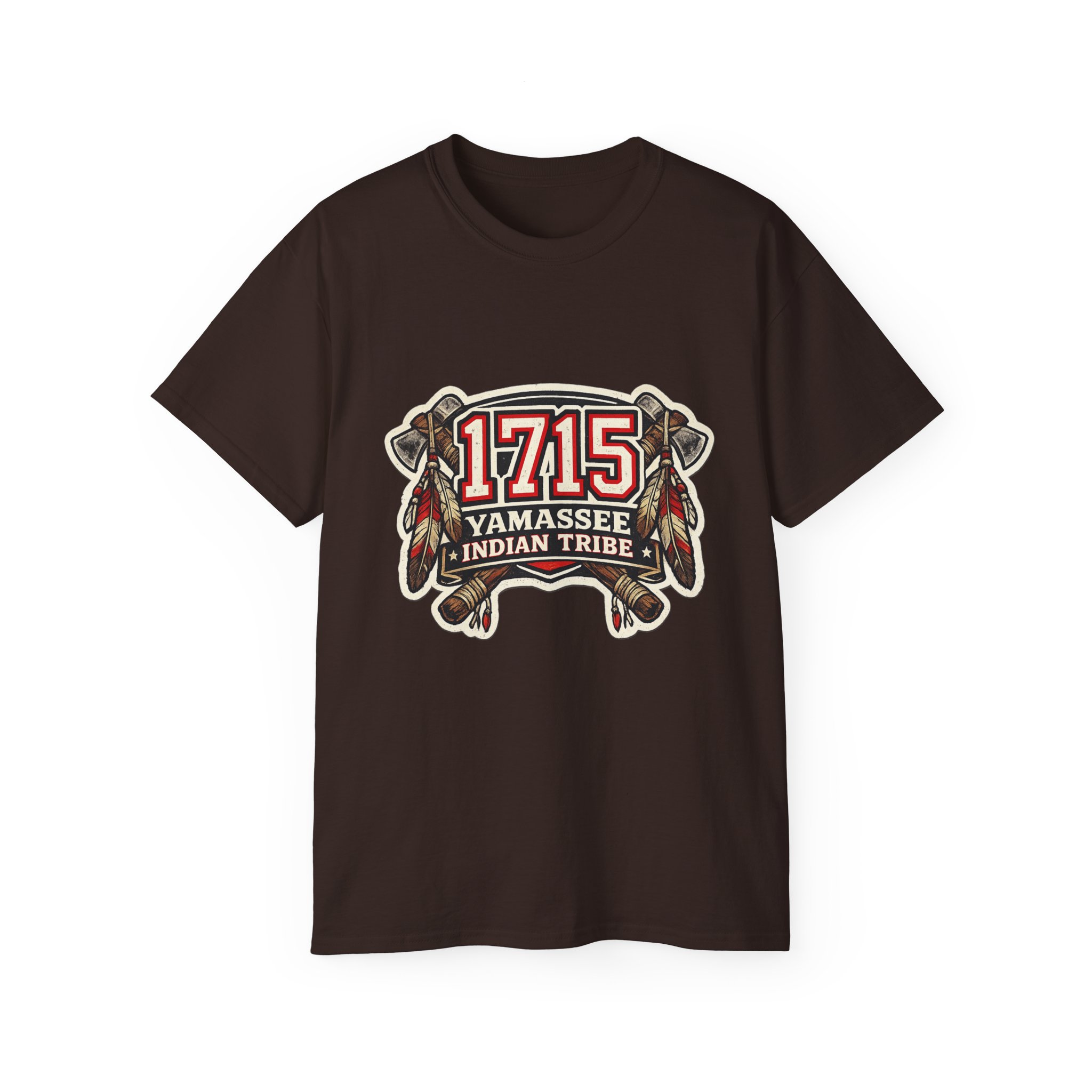 1715 Yamassee Indian Tribe Tee - Image 4