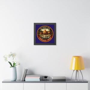 Framed Poster — ‘The Great Seal: Yamassee Tribe’ Native Heritage Wall Art
