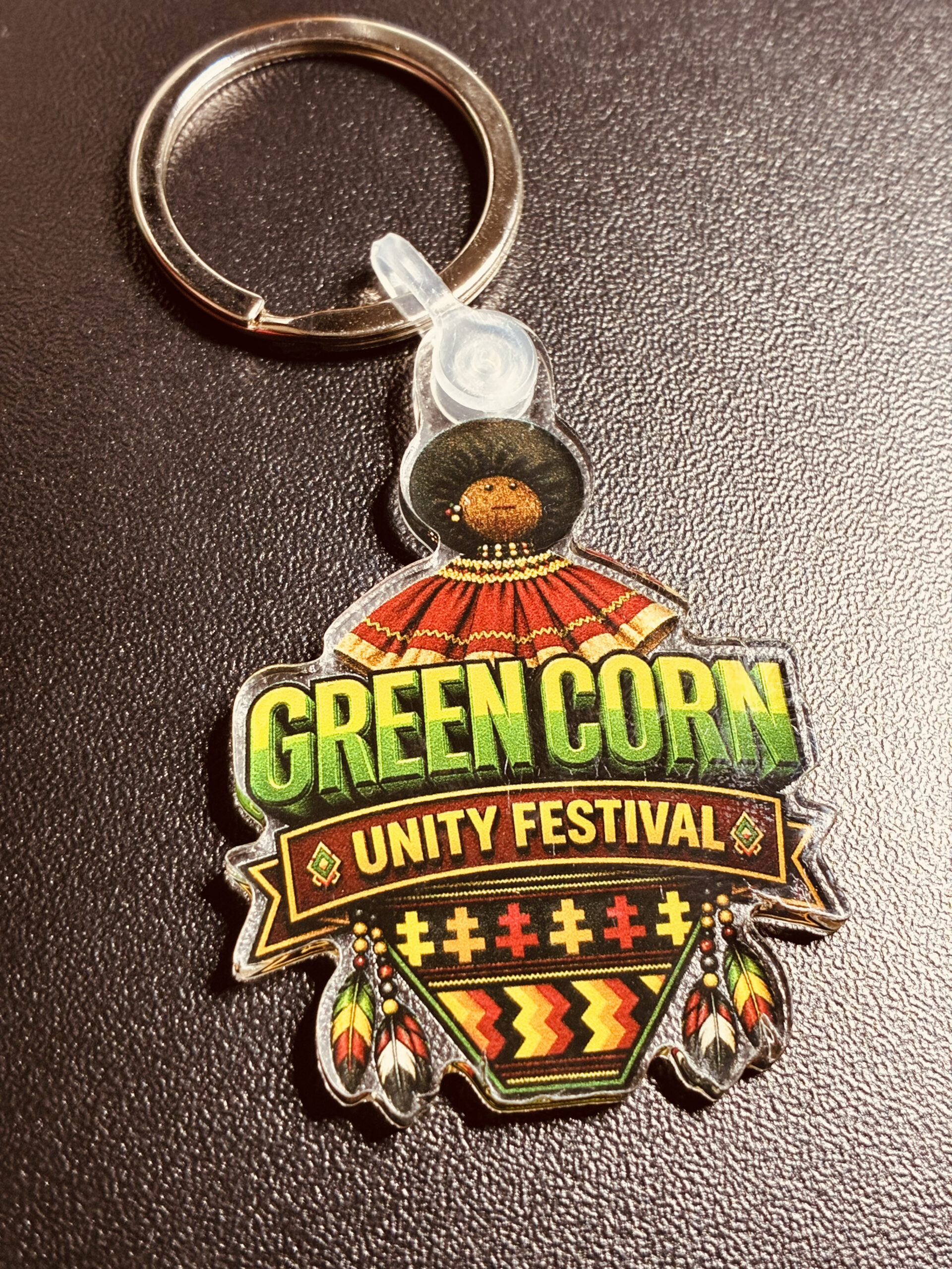 Green Corn Unity Festival Acrylic Keychain