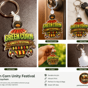 Green Corn Unity Festival Acrylic Keychain